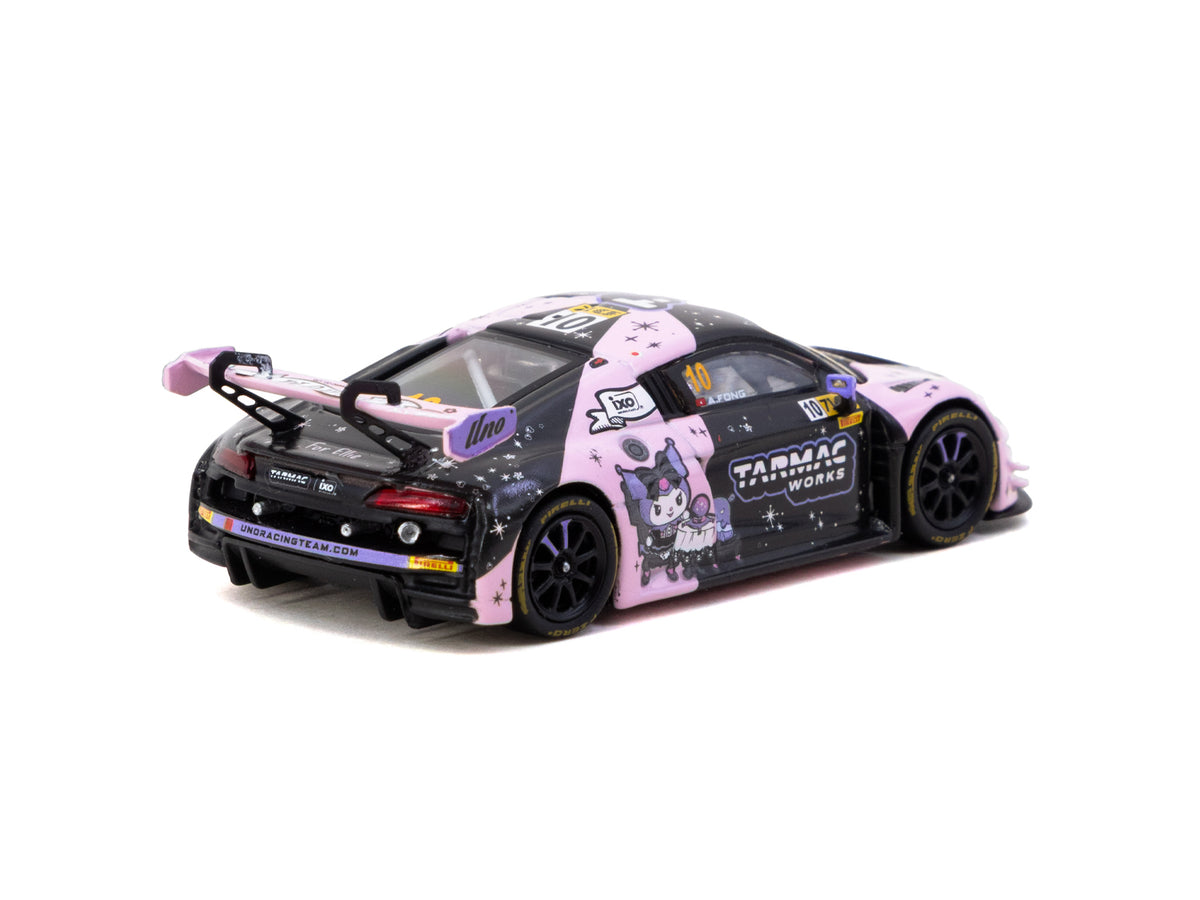 Tarmac Audi R8 LMS GT3 evo II Macau GT Cup Edición Especial KUROMI - #10 Adderly FongMacau GT Cup - FIA GT World Cup Uno Racing - Incluye tarjetas exclusivas