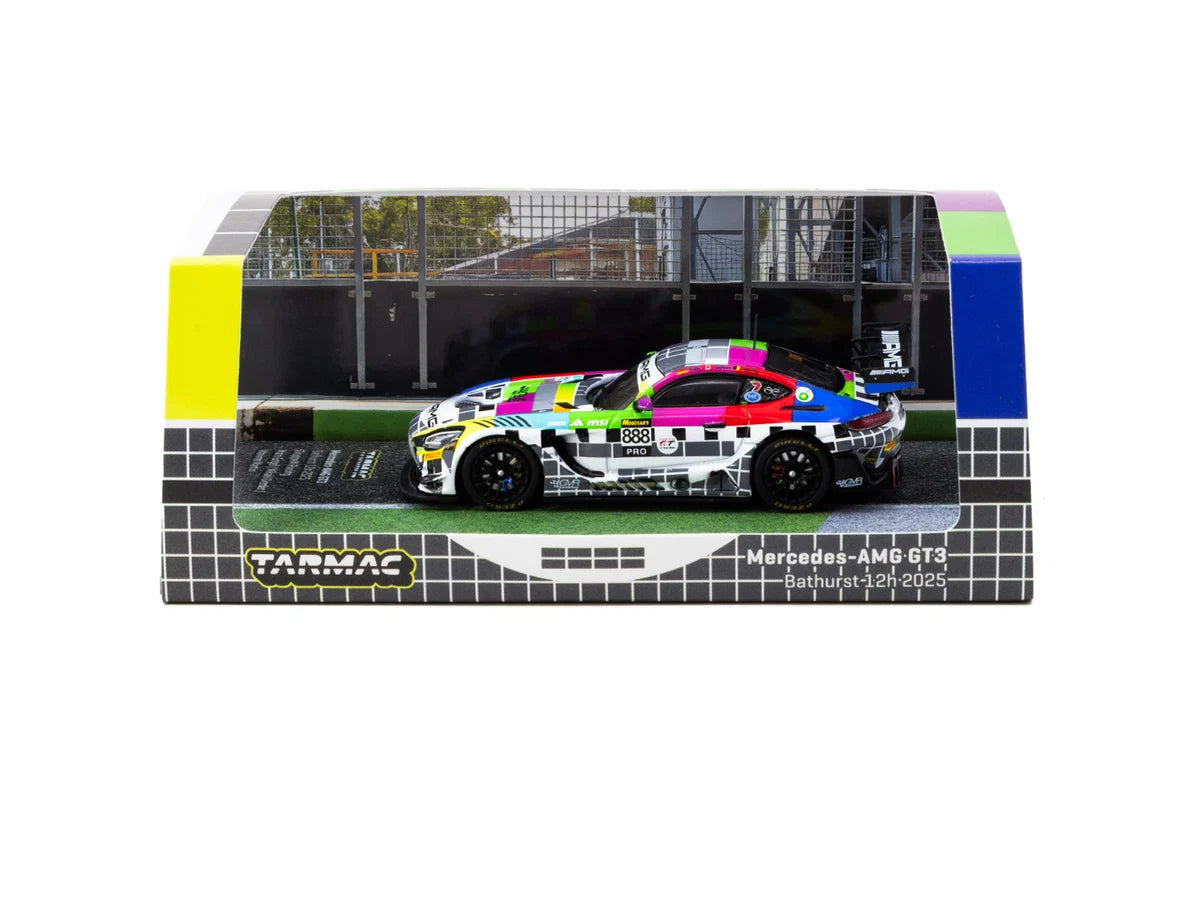 Tarmac Mercedes-AMG GT3 #888 Maro Engel - Mikael Grenier - Maxime Martin "GruppeM Racing" "12 Horas de Bathurst" (2025) Serie Hobby64 TC-T64-062-25BH888