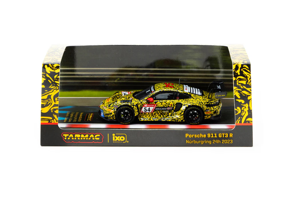 Tarmac Works x iXO Models Porsche 911 GT3 R 24h de Nürburgring 2023 C. Engelhart/A. Güven # 54 - HOBBY64