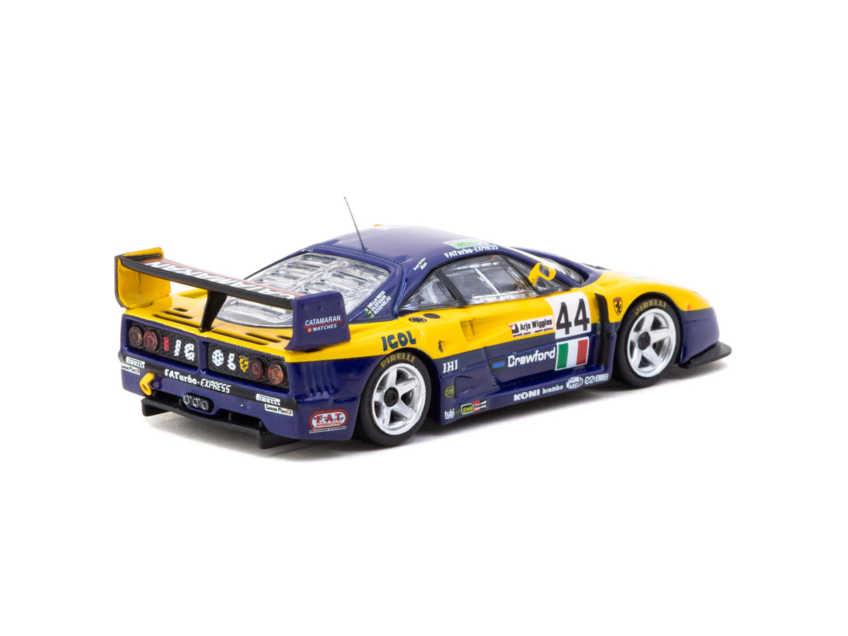 Tarmac Works 1/64 Ferrari F40 GTE 24h de Le Mans 1996 Luciano Della Noce / Anders Olofsson / Carl Rosenblad - Tarmac Models - TC-T64-088-96LM44