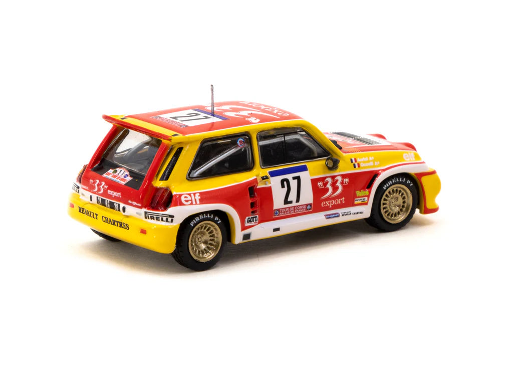 Tarmac Works 1/64 Renault 5 MAXI Turbo Tour de Corse - Rallye de France 1985 #27- HOBBY64