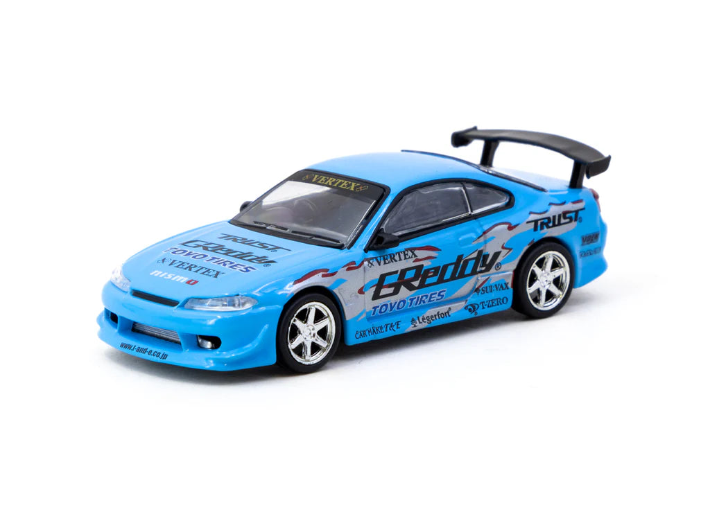 TARMAC WORKS Nissan Silvia S15 GReddy VERTEX a escala 1/64 de Tarmac Works - Edición especial Mijo - GLOBAL64