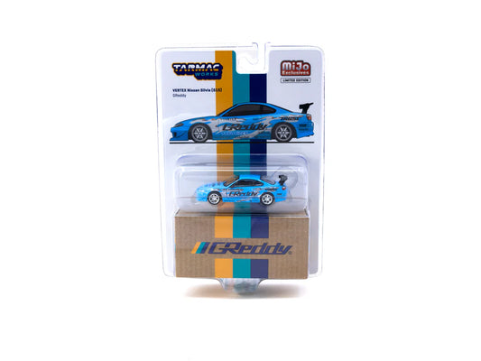 TARMAC WORKS Nissan Silvia S15 GReddy VERTEX a escala 1/64 de Tarmac Works - Edición especial Mijo - GLOBAL64