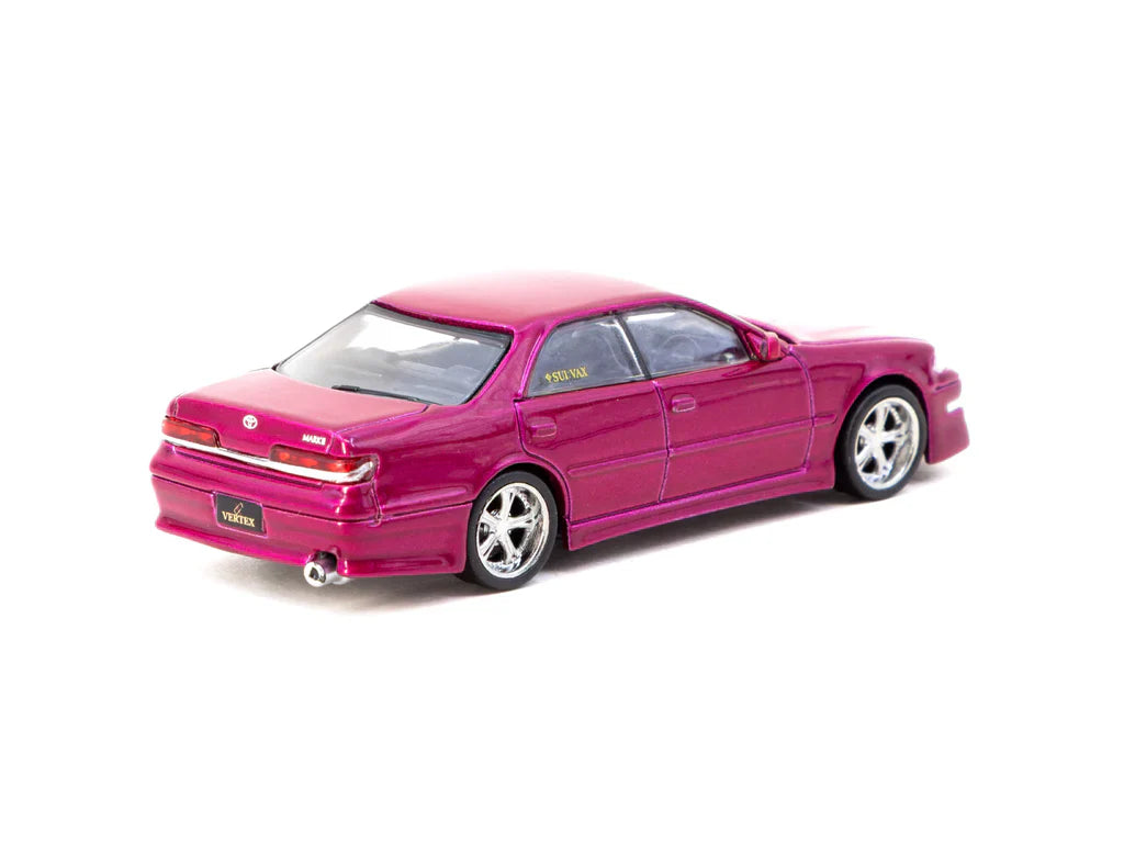 Tarmac Works 1.64 Vertex Toyota Mark II JZX100 Rojo Metálico