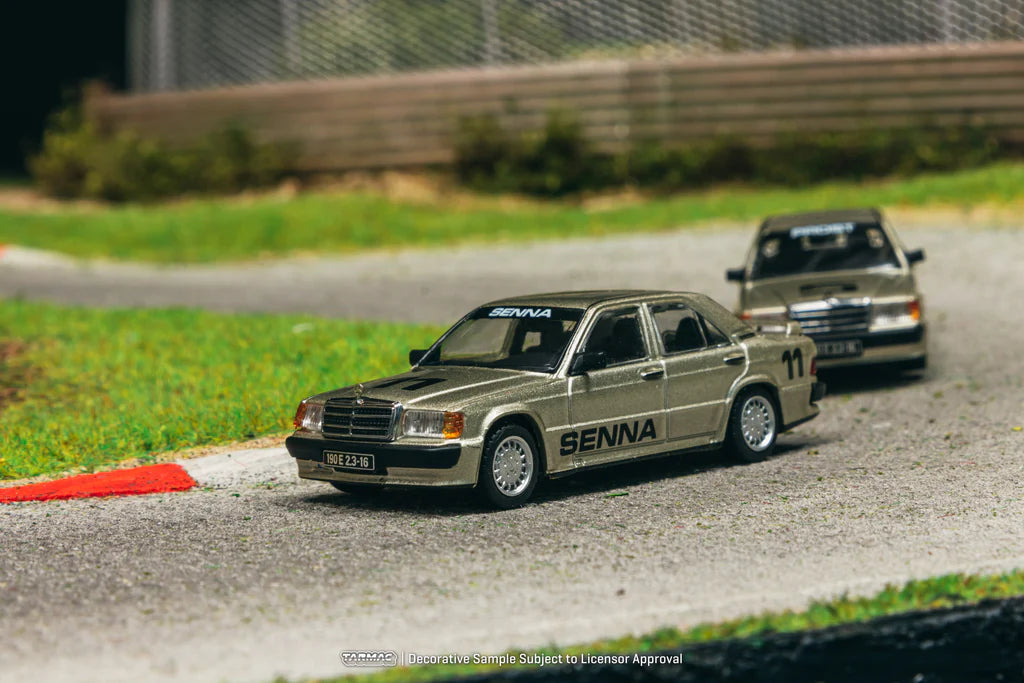 Tarmac Works Mercedes-Benz 190 E 2.3-16 Ayrton Senna Carrera del Campeón 1984 #11 - GLOBAL64