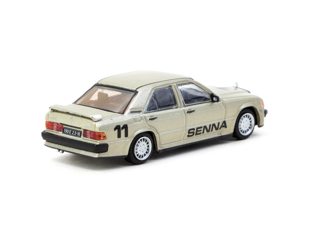 Tarmac Works Mercedes-Benz 190 E 2.3-16 Ayrton Senna Carrera del Campeón 1984 #11 - GLOBAL64