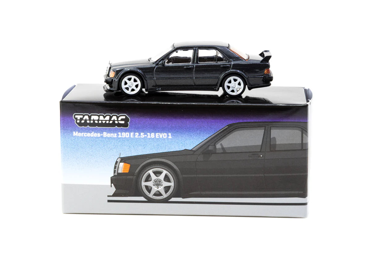 Tarmac Works 1.64  Mercedes Benz 190 E 2.5-16 EVO 1 Blue Black Metallic