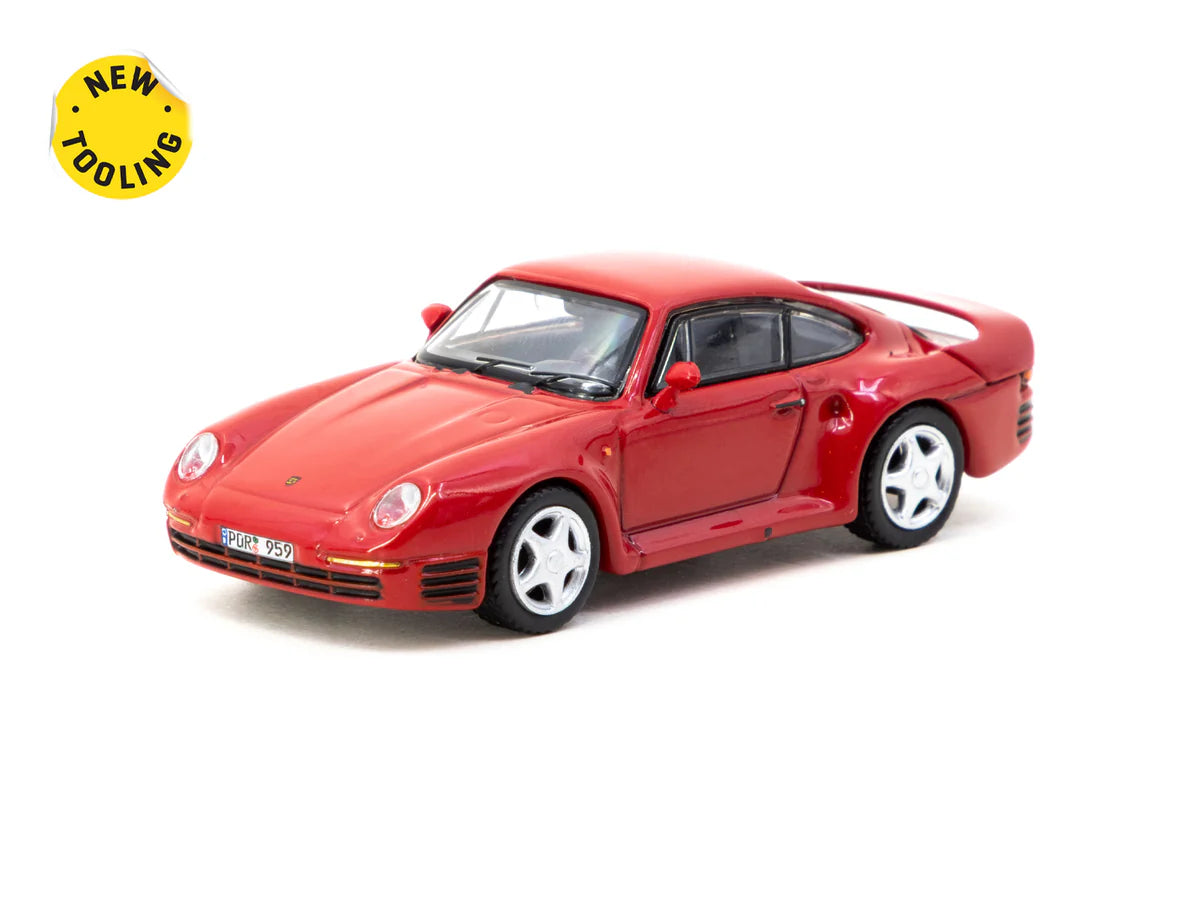 Tarmac Works 1.64  Porsche 959 Rojo