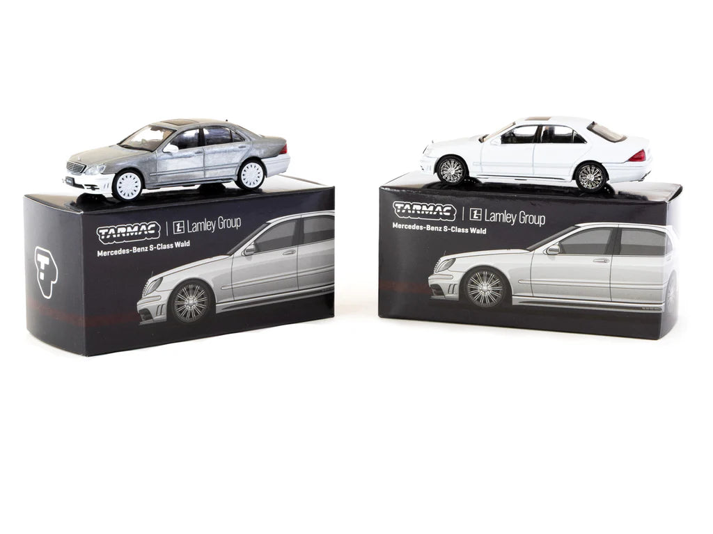 Tarmac Works 1/64 Mercedes-Benz Clase S Wald Alabaster White - Edición Especial Lamley - GLOBAL64