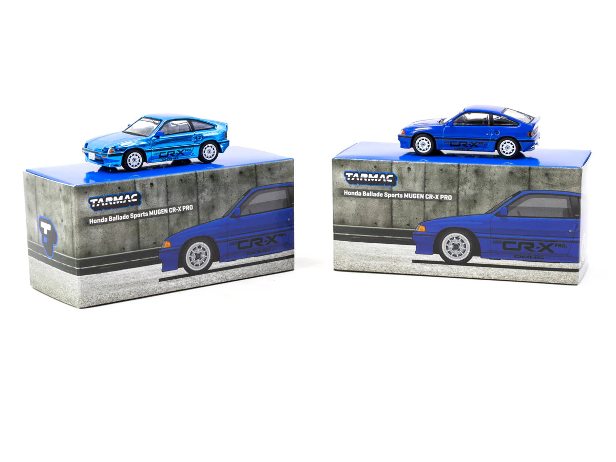 TARMAC WORKS 1.64 Honda Ballade Sports MUGEN CR-X PRO Azul - Tarmac Works GLOBAL64