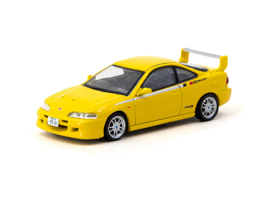 Tarmac Works 1/64 Honda Integra TYPE R DC2 MUGEN Amarillo Luz Solar - GLOBAL64