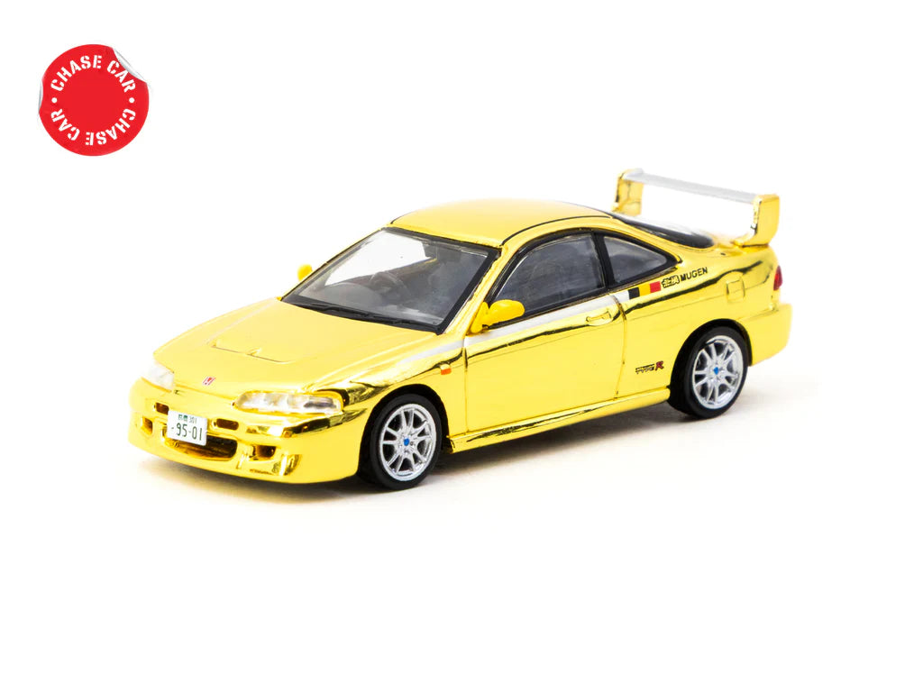 Tarmac Works 1/64 Honda Integra TYPE R DC2 MUGEN Amarillo Luz Solar - GLOBAL64