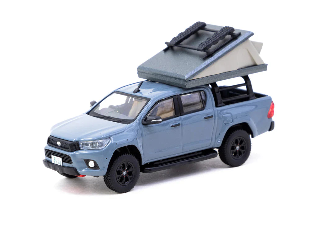 Tarmac Works 1.64 Toyota Hilux With Camping Tent Grey