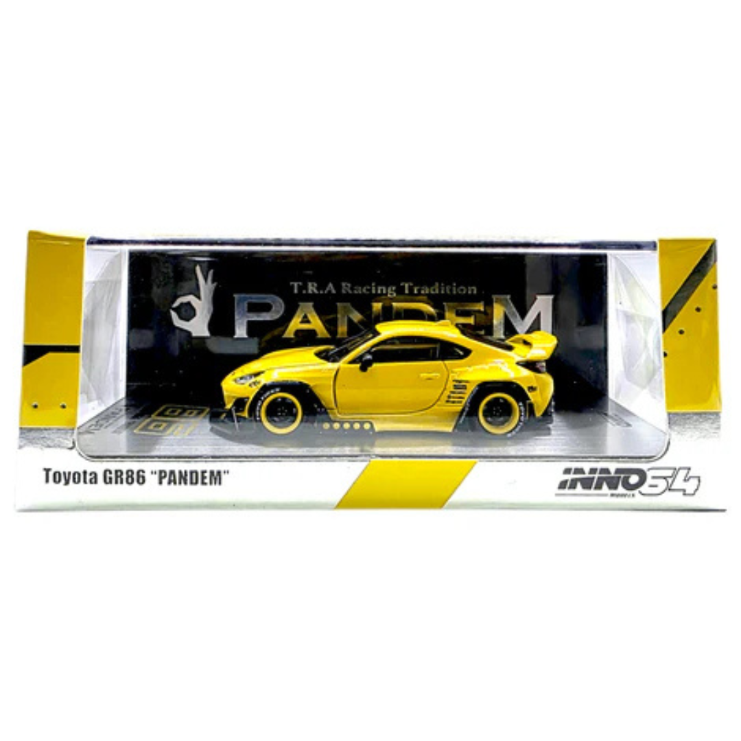 INNO64 Toyota GT86 Pandem - Amarillo 1.64
