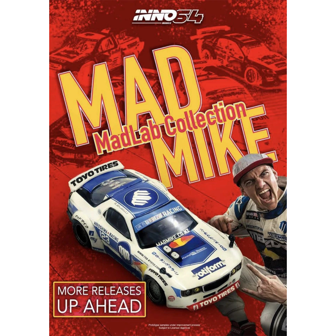 INNO64 Mazda RX7 Mad Mike (FD3S) Pandem Rocket Bunny Madbul 	IN64-MADLAB01-MADBUL