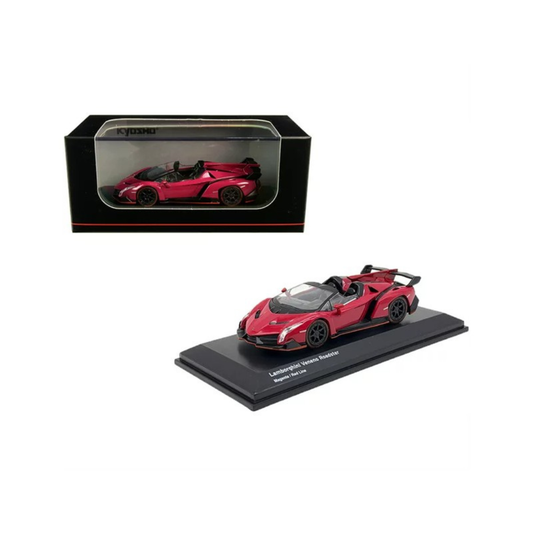 Kyosho Lamborghini Veneno Roadster magenta 1.64