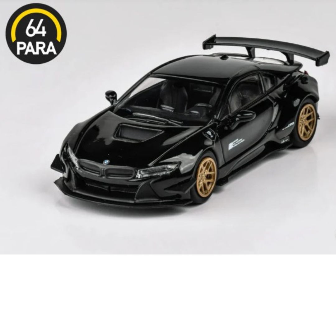 Para64 BMW I8 2018 Liberty Walk BMW i8 LHD Negro / Dorado