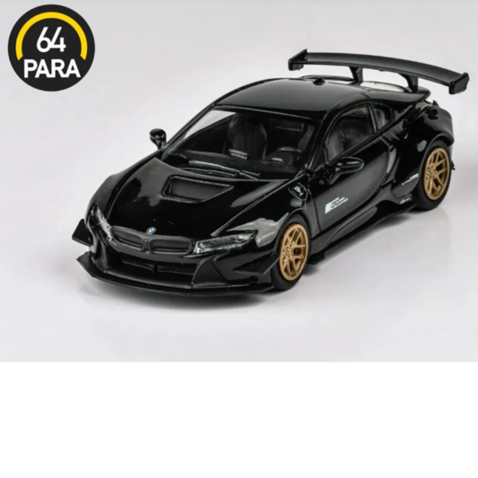 Para64 BMW I8 2018 Liberty Walk BMW i8 LHD Negro / Dorado