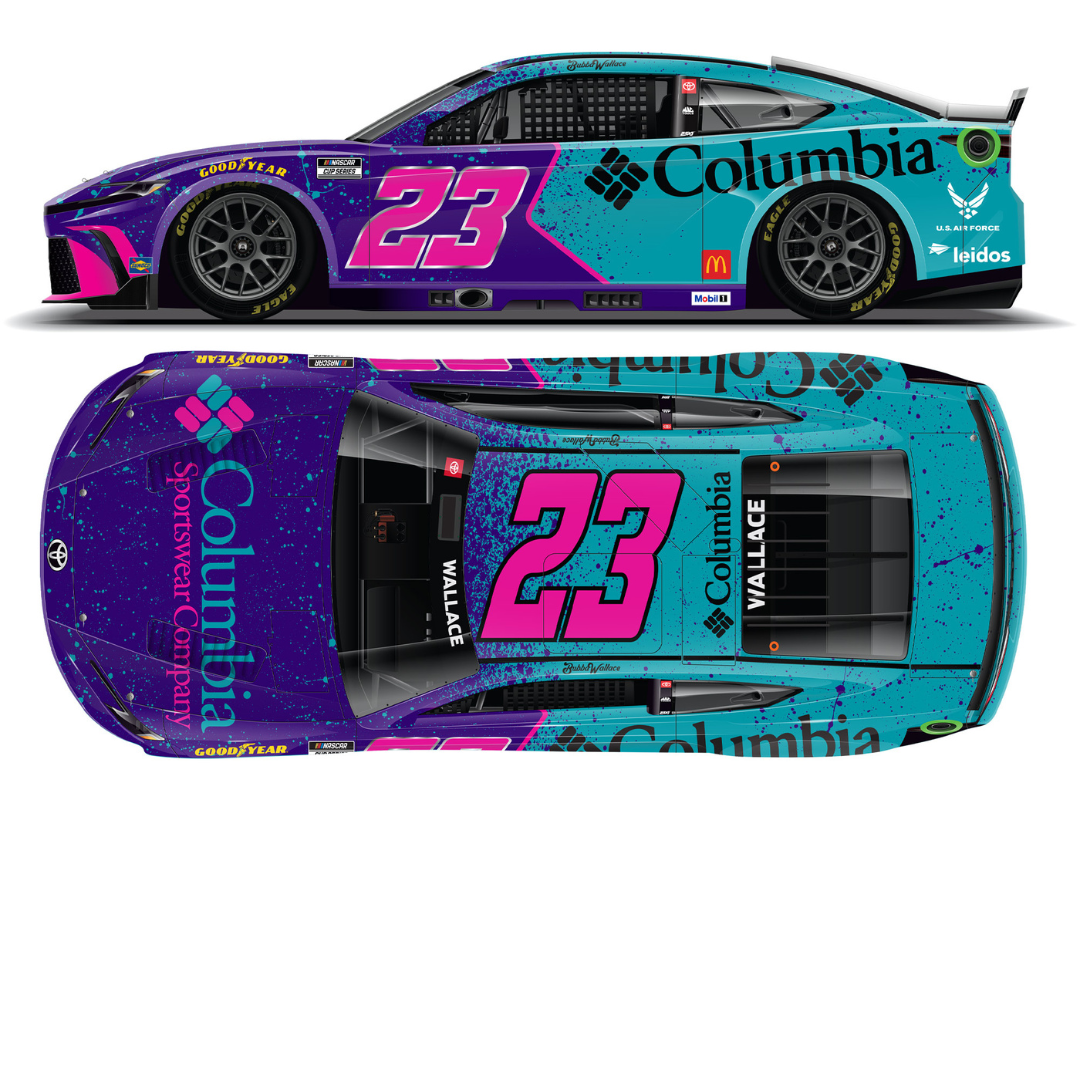 Nascar Action Racing 1/64 2025 Toyota Camry XSE #23 Bubba Wallace * Columbia