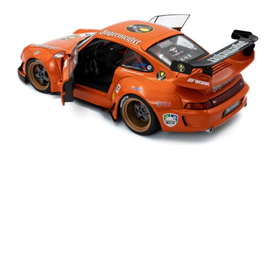 1/18 Solido Porsche 911 Jagermeister Naranja soli1808506