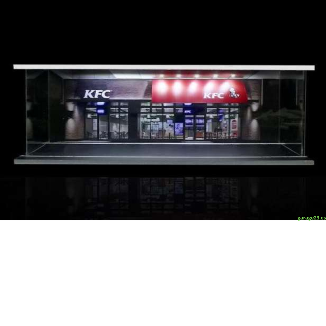 Black Box Diorama Garaje Parking KFC Con Luz 1.64 MO914204
