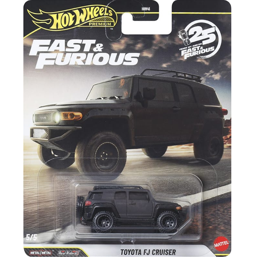 Hot Wheels Premium Toyota FJ Cruiser 25º Aniversario Fast And Furious HNW46-979N