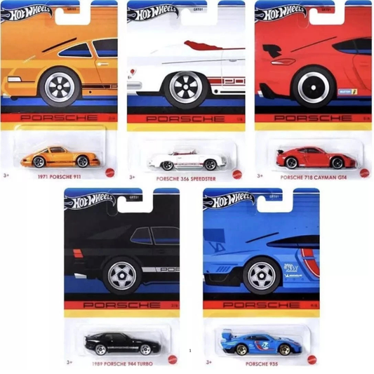 Hot Wheels Basicos Silver Series Porsche Serie Completa GRT01 G