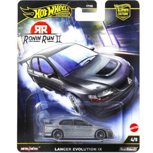 Hot Wheels Premium Ronin Run Mitsubishi Lancer Evolution Evo IX JBK-86