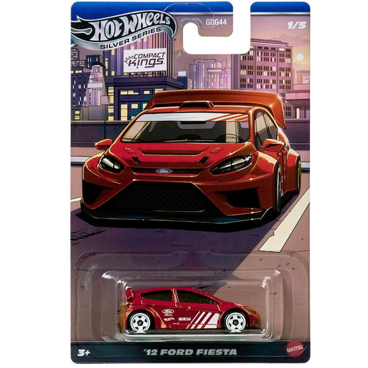 Hot Wheels Compact Kings Silver Series Basicos Ford Fiesta '12 GDG44-977Q