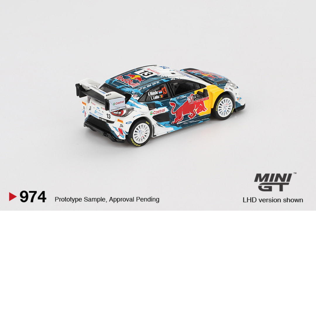 MINI GT FORD PUMA RALLY1 #13 M-SPORT FORD WRT RALLY MONTE CARLO 2024 # 974