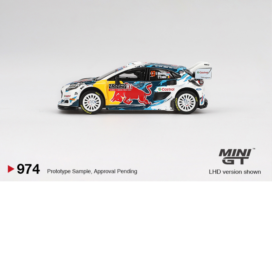 MINI GT FORD PUMA RALLY1 #13 M-SPORT FORD WRT RALLY MONTE CARLO 2024 # 974