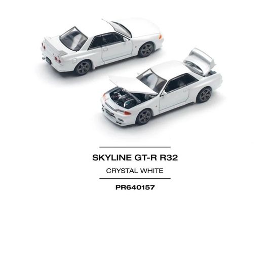 Pop Race Limited Nissan Skyline GTR R32 - Crystal White # 157
