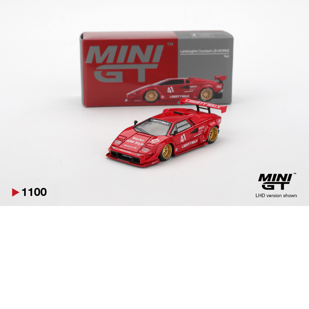 MINI GT LAMBORGHINI COUNTACH LB WORKS RED 2025 # 1100