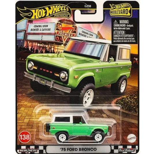Hot Wheels Premium Boulevard Ford Bronco '75 # 138