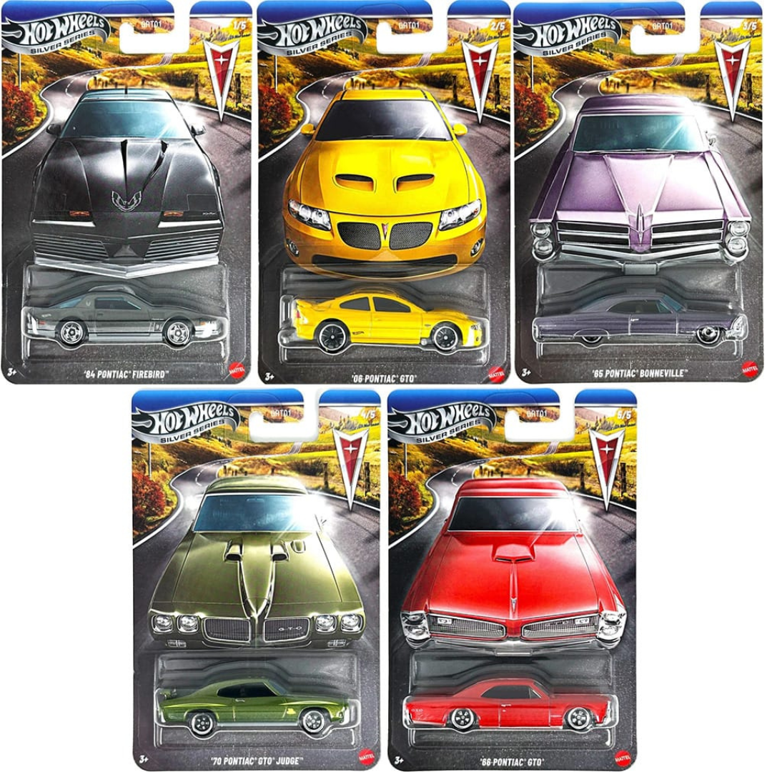 Hot Wheels Silver Series Serie Completa Pontiac Centennial GRT01-979P