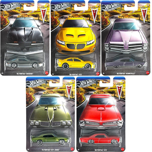 Hot Wheels Silver Series Serie Completa Pontiac Centennial GRT01-979P