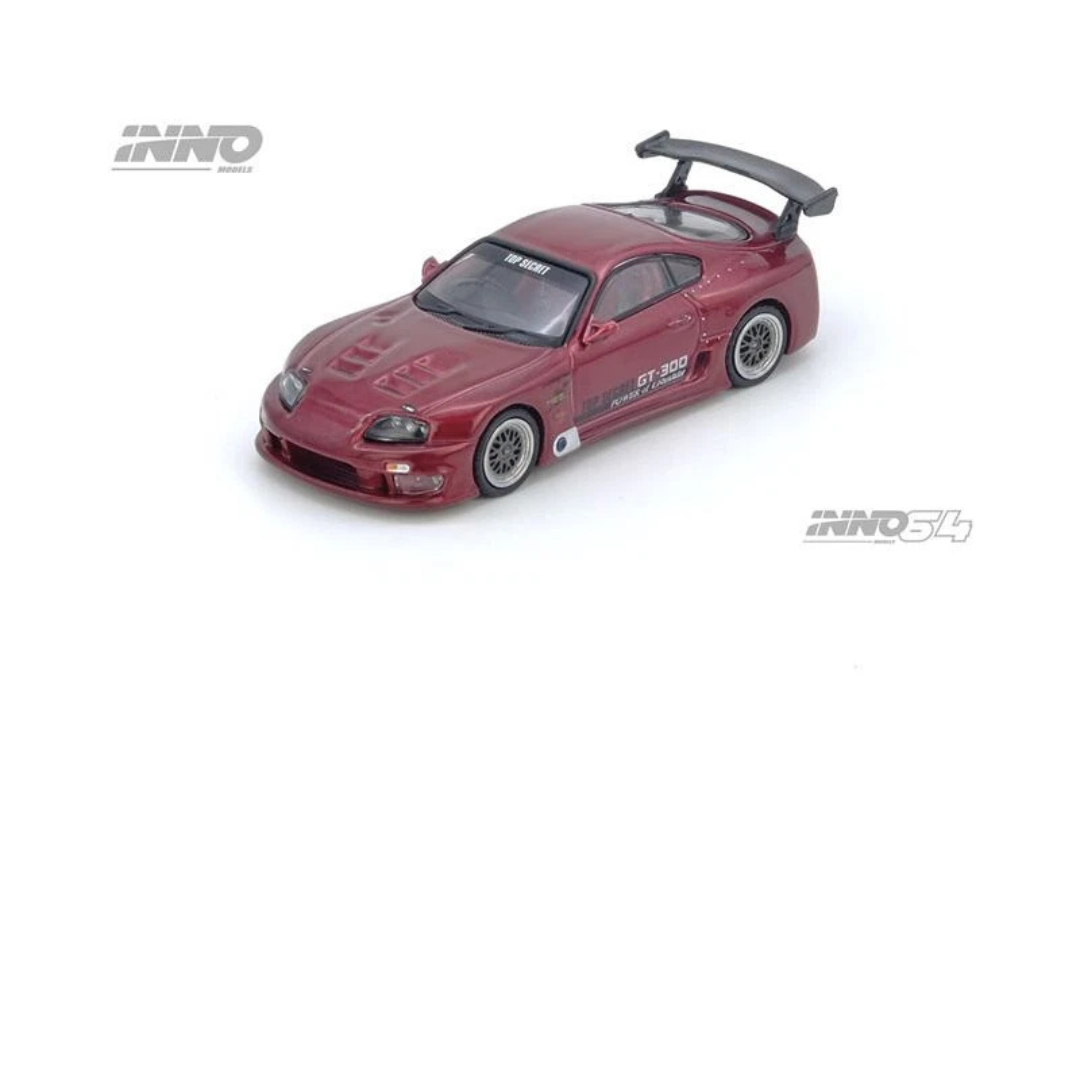 Inno64 Toyota Supra A80 Top Secret Rojo 1.64