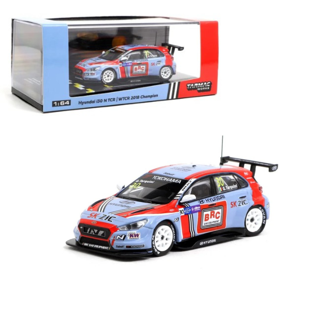 Tarmac Works 2018 Hyundai i30 N TCR WTCR Champion #30 Gabriele 1.64
