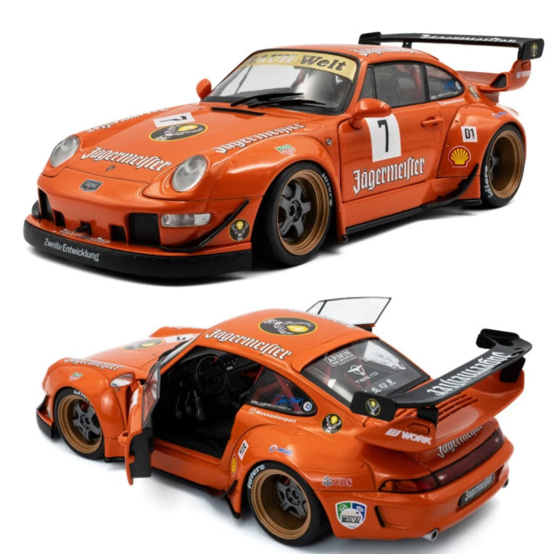 1/18 Solido Porsche 911 Jagermeister Naranja soli1808506