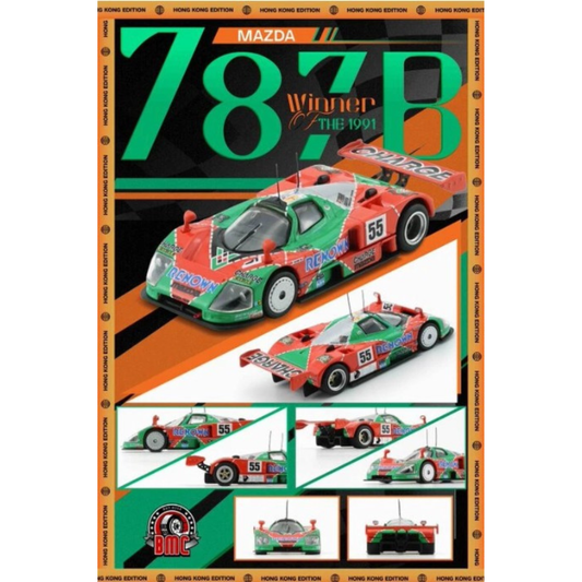 BM Creations 1/64 Mazda 787B 1991 24 horas Le Mans - HK Toycar salón