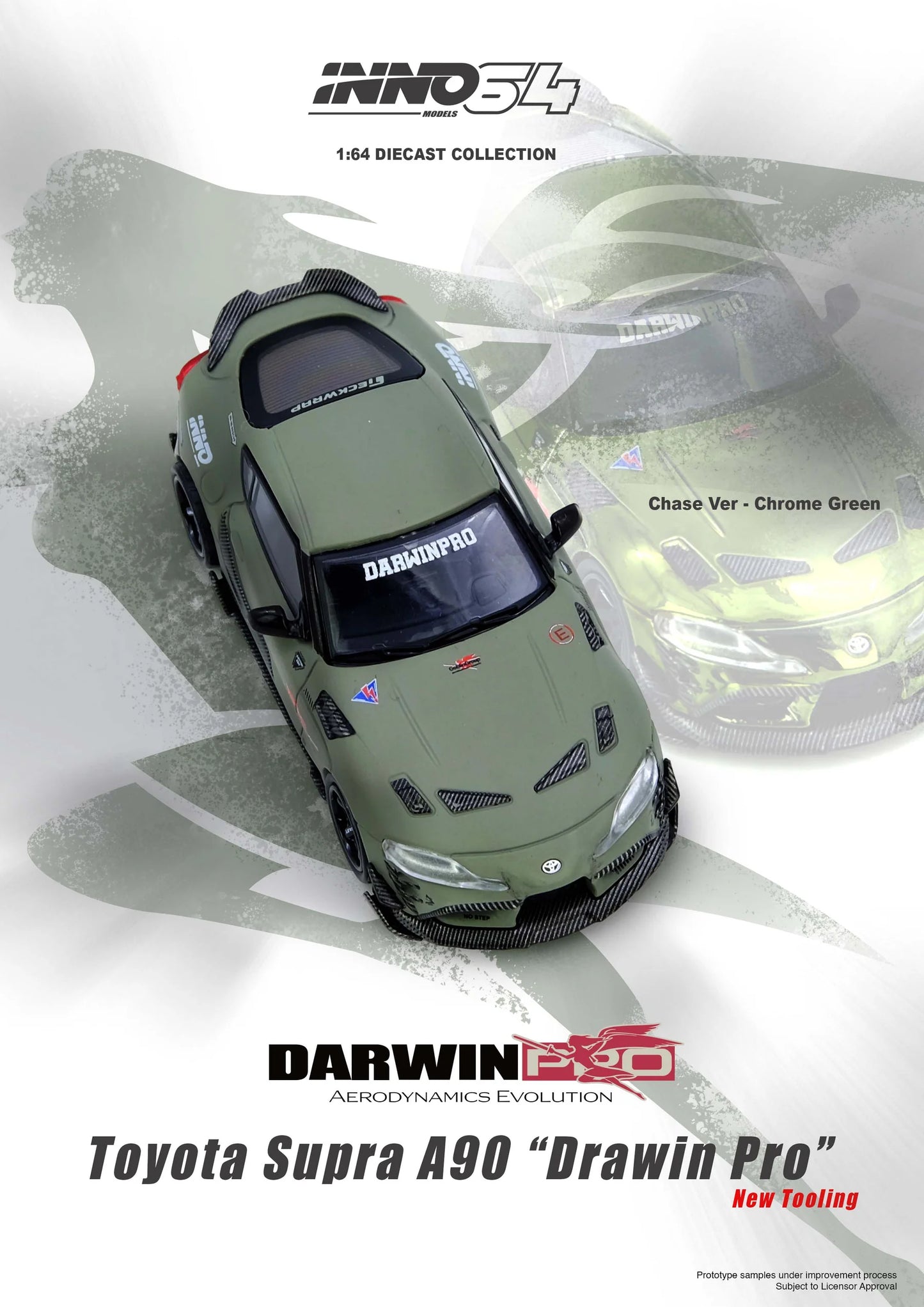 Inno64 Toyota Supra A90 DARWIN PRO Matt Green