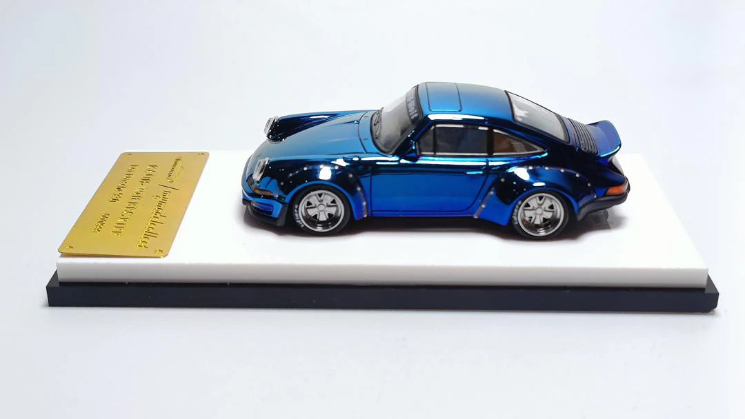 My Model Collect Porsche RWB 930 Chrome Blue 1.64 MMC640007D