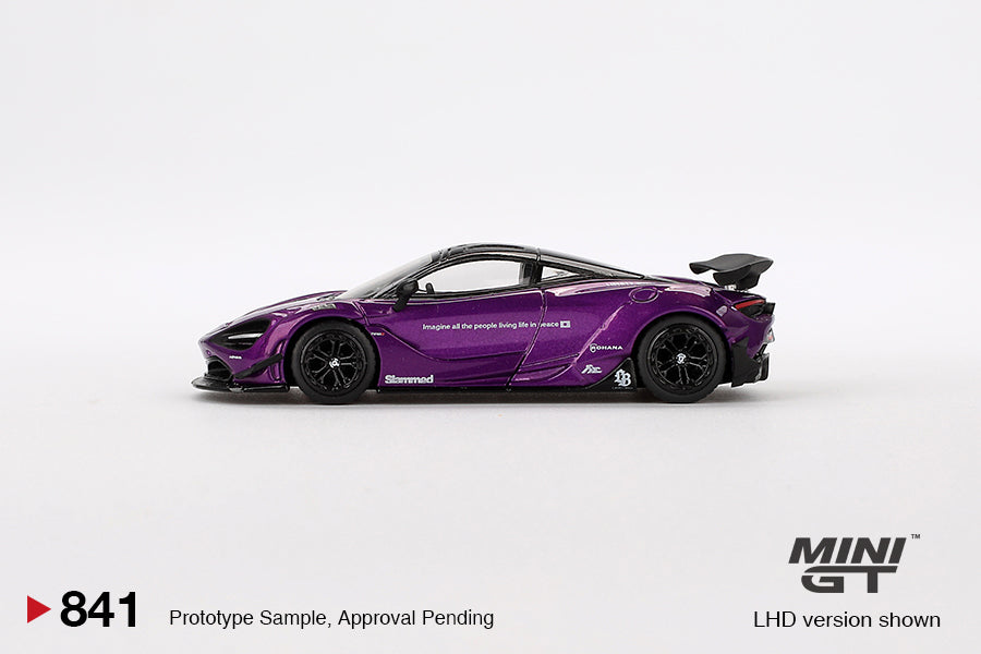 MINI GT MCLAREN 720S LB WORKS PURPLE 2020 # 841