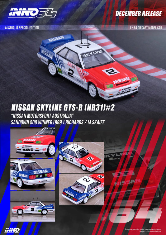 INNO64 1989 Nissan Skyline GTS R HR31 BP Nissan Motorsport Australia