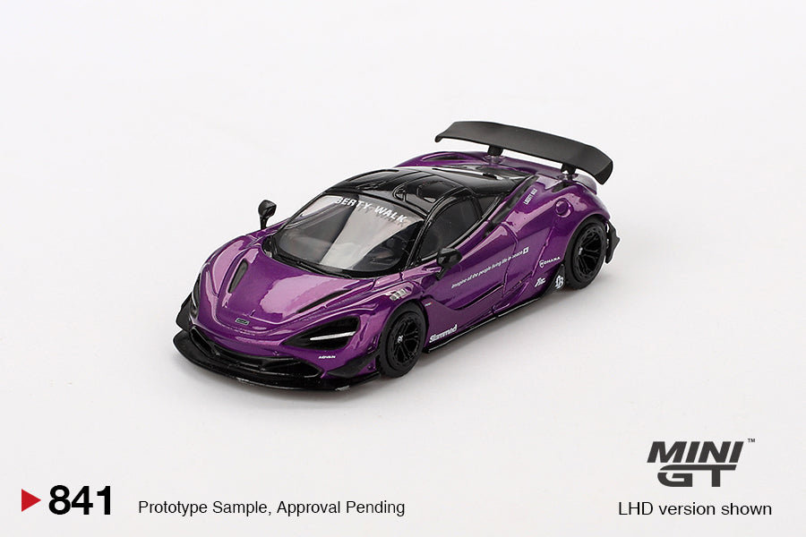 MINI GT MCLAREN 720S LB WORKS PURPLE 2020 # 841