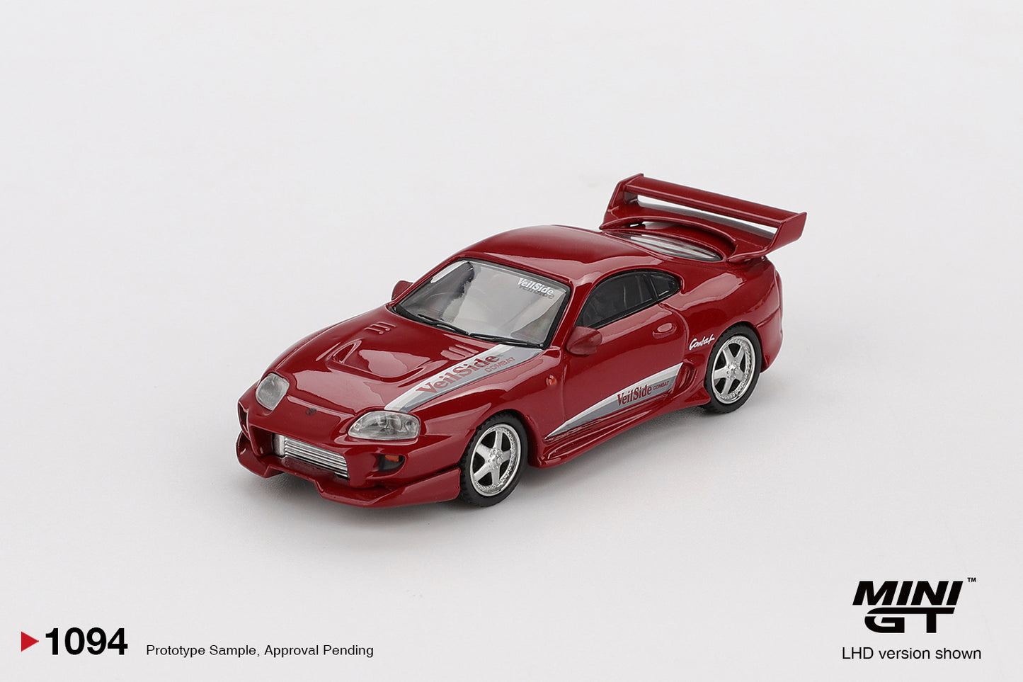 MINI GT 1:64 TOYOTA SUPRA MK4 A80 VEILSIDE COMBAT V-I RED 1994 # 1094
