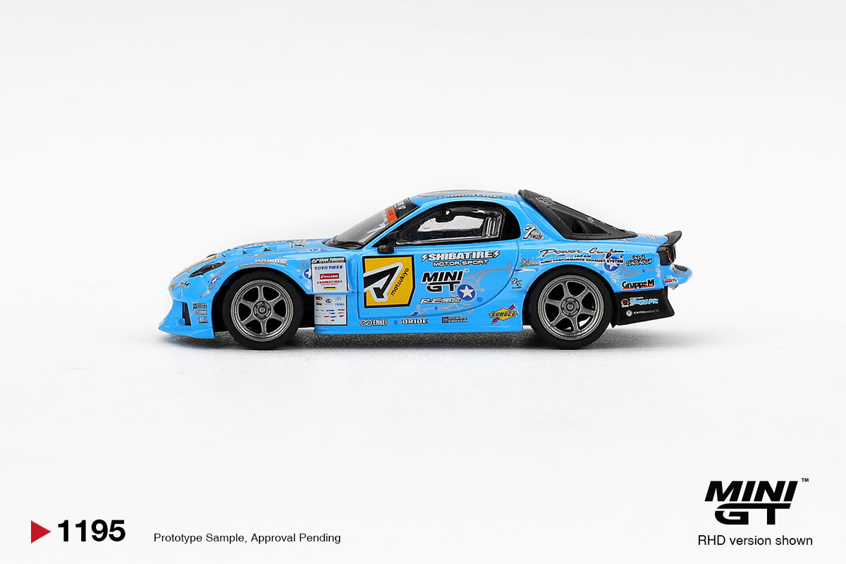 MINI GT MAZDA RX7 D1GP  FD3S RE AMEMIYA 2025 # 1195