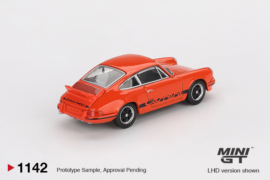 MINI GT Porsche 911 Carrera RS 2.7 color Tangerine # 1142