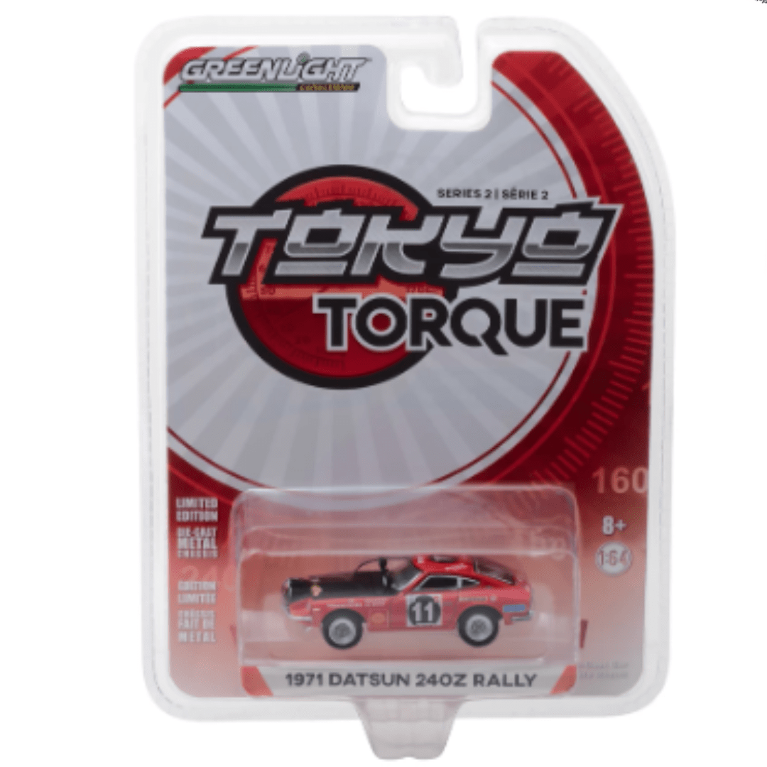 Datsun Safari Z - Rally de Safari de Africa - "Edgar Hermann y Hans Schuller" (1971) Greenlight 1/64 - Garage23