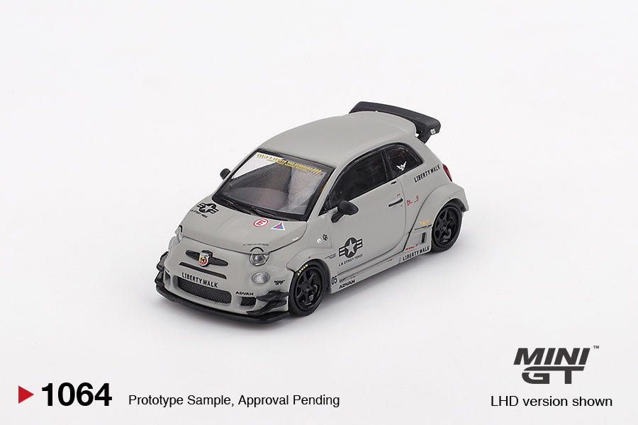 MINI GT FIAT ABARTH 595 LBWK X ABAS WORKS FIGHTERS 2024 # 1064